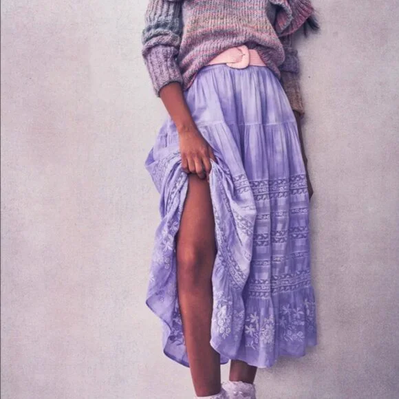 NWT LoveShackFancy Donna Skirt - Medium - Picture 3 of 17